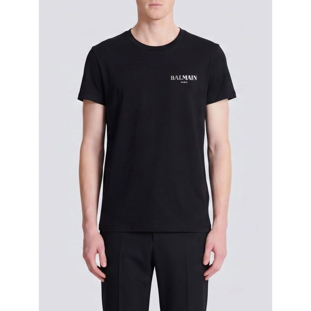 Balmain T-Shirt Men Black